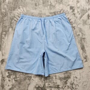 Vintage Paradise Bay‎ Shorts Womens XL Blue Pull On Drawstring Casual Pockets